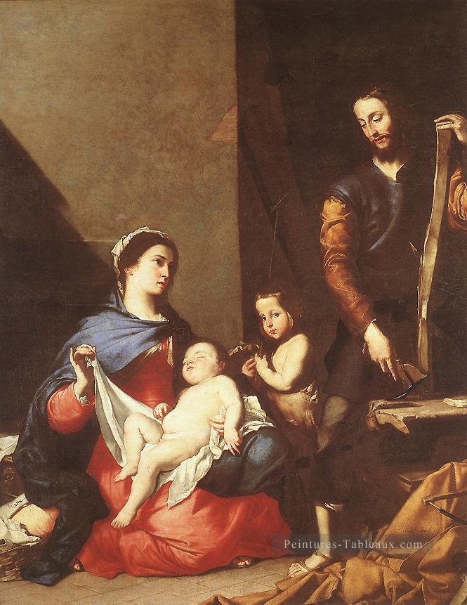 La Sainte Famille Tenebrism Jusepe de Ribera Peintures à l'huile